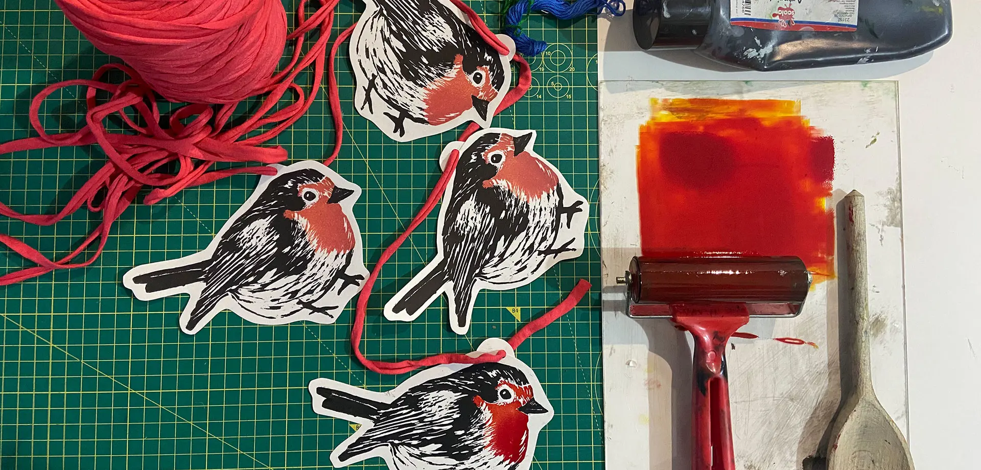 Printed Christmas Bunting Workshop